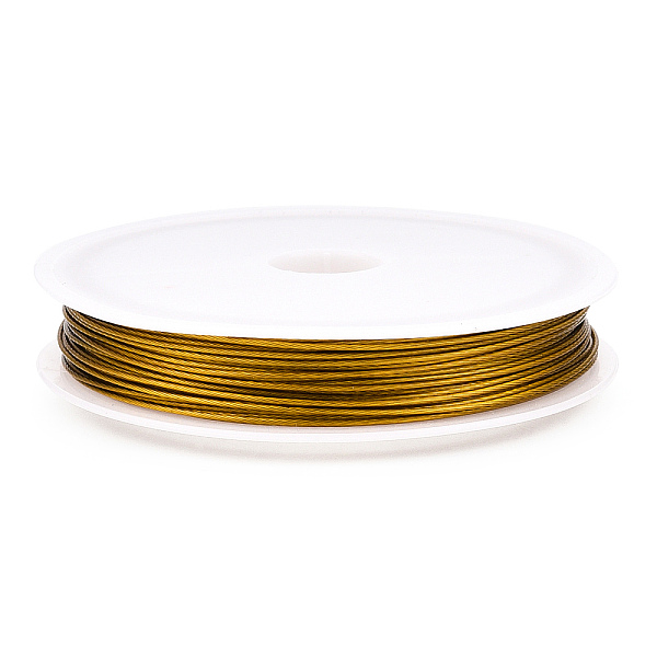 PandaHall Tiger Tail Wire, Nylon-coated Stainless Steel, Dark Goldenrod, 0.8mm, about 59.05 Feet(18m)/roll, 10 rolls/group Stainless Steel..., Gold
PandaHall Tiger Tail Wire, Nylon-coated Stainless Steel, Dark Goldenrod, 0.8mm, about 59.05 Feet(18m)/roll, 10 rolls/group Stainless Steel..., Gold