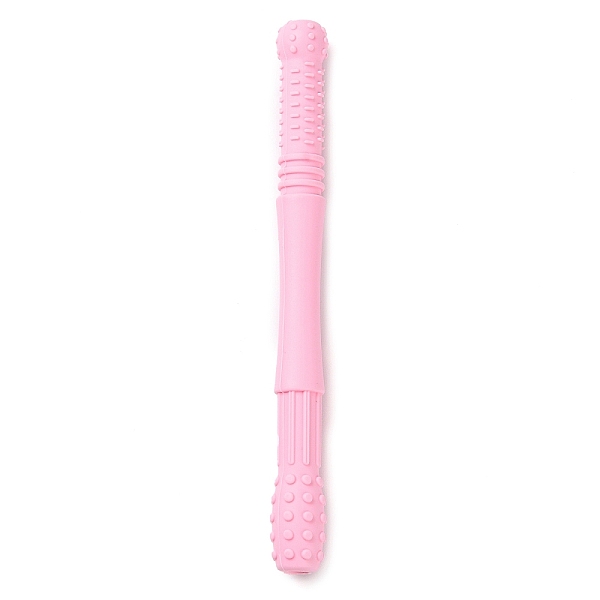 PandaHall Food Grade Silicone Hollow Teether Tube, Baby Chewing Teething Toys for Baby, Pink, 170x16.5mm, Hole: 8mm Silicone Tube Pink
PandaHall Food Grade Silicone Hollow Teether Tube, Baby Chewing Teething Toys for Baby, Pink, 170x16.5mm, Hole: 8mm Silicone Tube Pink