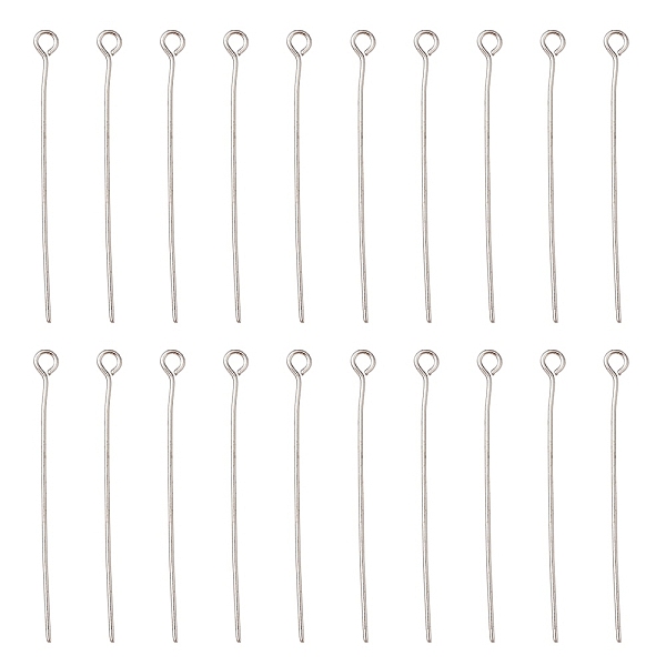 PandaHall Iron Eye Pins, Cadmium Free & Lead Free, Platinum, 21 Gauge, 38x0.7mm, Hole: 2mm Iron
PandaHall Iron Eye Pins, Cadmium Free & Lead Free, Platinum, 21 Gauge, 38x0.7mm, Hole: 2mm Iron