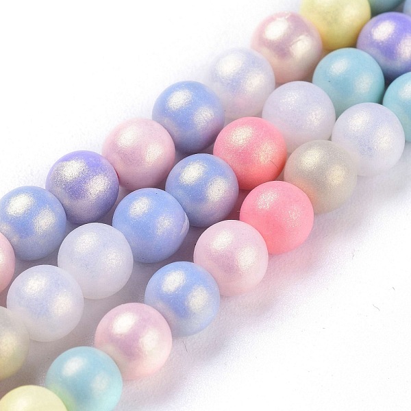 PandaHall Spray Painted Resin Beads Strands, Rubberized Style, Round, Colorful, 5.5x6mm, Hole: 1.2mm, about 67pcs/Strand, 14.76''(37.5cm)...
PandaHall Spray Painted Resin Beads Strands, Rubberized Style, Round, Colorful, 5.5x6mm, Hole: 1.2mm, about 67pcs/Strand, 14.76''(37.5cm)...