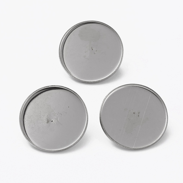 PandaHall 304 Stainless Steel Brooch Cabochon Settings, Flat Round, Stainless Steel Color, Tray: 25mm, 26.5x7mm, Pin: 0.6mm 304 Stainless...
PandaHall 304 Stainless Steel Brooch Cabochon Settings, Flat Round, Stainless Steel Color, Tray: 25mm, 26.5x7mm, Pin: 0.6mm 304 Stainless...