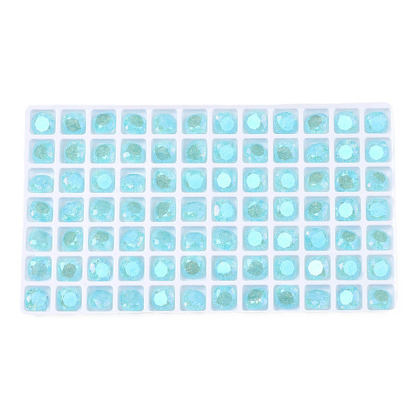 PandaHall Glass Rhinestone Cabochons, Nail Art Decoration Accessories, Faceted, Square, Sky Blue, 8x8x4.5mm Glass Square
PandaHall Glass Rhinestone Cabochons, Nail Art Decoration Accessories, Faceted, Square, Sky Blue, 8x8x4.5mm Glass Square