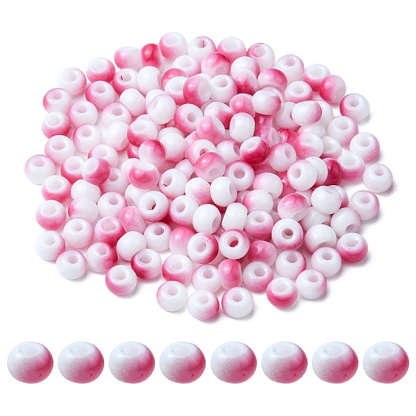 PandaHall 6/0 Opaque Glass Seed Beads, Round Hole, Rondelle, Crimson, 4~4.5x3~4mm, Hole: 0.8~1.5mm, 10g/box Glass Rondelle Pink
PandaHall 6/0 Opaque Glass Seed Beads, Round Hole, Rondelle, Crimson, 4~4.5x3~4mm, Hole: 0.8~1.5mm, 10g/box Glass Rondelle Pink