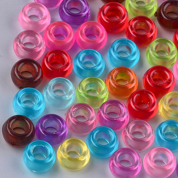 PandaHall Transparent Acrylic Beads, Large Hole Beads, Rondelle, Mixed Color, 9.5x5.5mm, Hole: 4mm, about 1600pcs/500g Acrylic Rondelle..., Multicolor
PandaHall Transparent Acrylic Beads, Large Hole Beads, Rondelle, Mixed Color, 9.5x5.5mm, Hole: 4mm, about 1600pcs/500g Acrylic Rondelle..., Multicolor