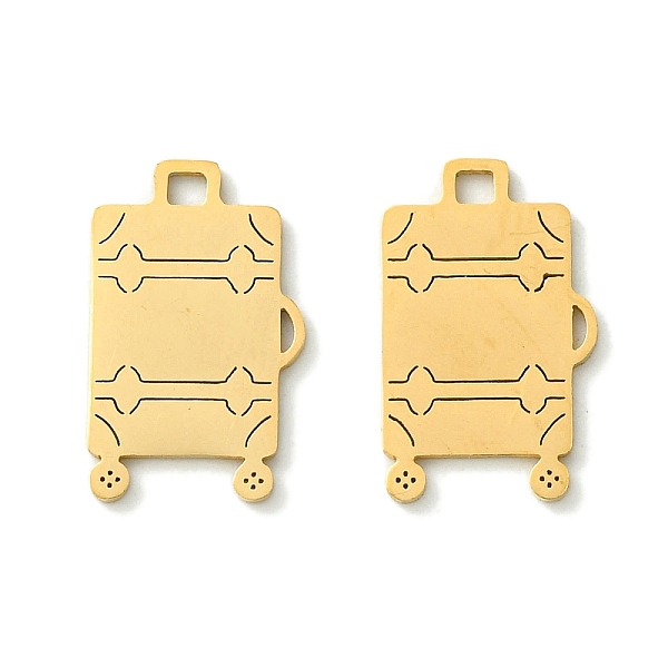 PandaHall 201 Stainless Steel Pendants, Laser Cut, Suitcase Charm, Real 18K Gold Plated, 17.5x10.5x1mm, Hole: 1.6x1.6mm 201 Stainless Steel...
PandaHall 201 Stainless Steel Pendants, Laser Cut, Suitcase Charm, Real 18K Gold Plated, 17.5x10.5x1mm, Hole: 1.6x1.6mm 201 Stainless Steel...