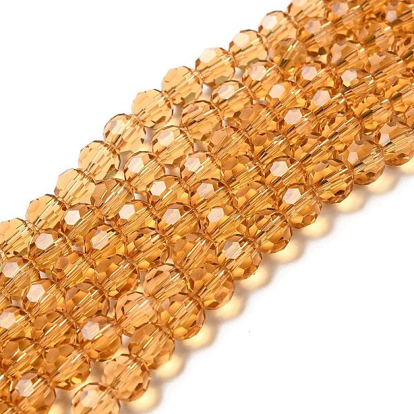 PandaHall Transparent Glass Beads, Faceted(32 Facets), Round, Sandy Brown, 8mm, Hole: 1mm, about 65~67pcs/strand, 49~50cm Glass Round
PandaHall Transparent Glass Beads, Faceted(32 Facets), Round, Sandy Brown, 8mm, Hole: 1mm, about 65~67pcs/strand, 49~50cm Glass Round
