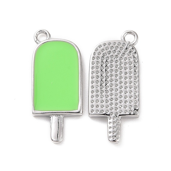 PandaHall Ion Plating(IP) Brass Enamel Pendants, Ice-Lolly, Real Platinum Plated, Real Platinum Plated, Light Green, 20x9x2mm, Hole: 1.5mm...
PandaHall Ion Plating(IP) Brass Enamel Pendants, Ice-Lolly, Real Platinum Plated, Real Platinum Plated, Light Green, 20x9x2mm, Hole: 1.5mm...