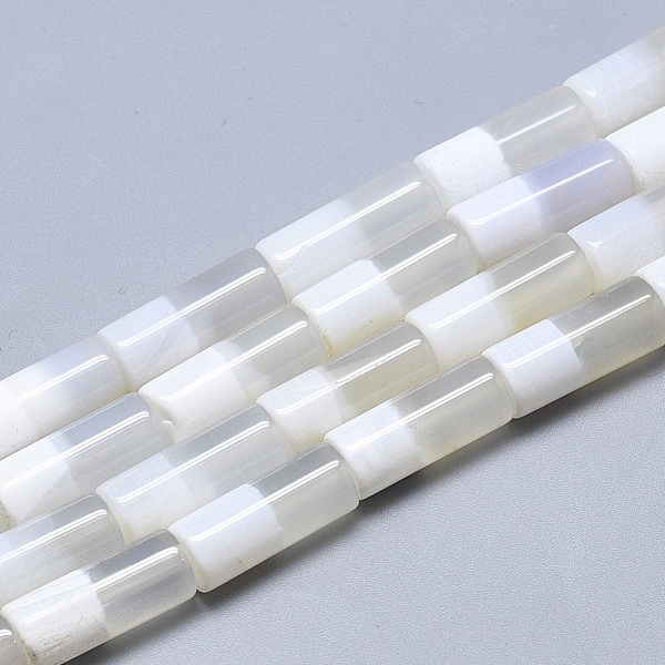PandaHall Natural Two Tone Agate Beads Strands, Dyed, Column, WhiteSmoke, 20x8mm, Hole: 1.5mm, about 19pcs/strand, 15.7 inch Natural Agate..., White
PandaHall Natural Two Tone Agate Beads Strands, Dyed, Column, WhiteSmoke, 20x8mm, Hole: 1.5mm, about 19pcs/strand, 15.7 inch Natural Agate..., White