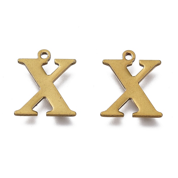 PandaHall Vacuum Plating 304 Stainless Steel Charms, Laser Cut, Alphabet, Antique Bronze, Letter.X, 12.5x10.5x0.8mm, Hole: 1mm 304...
PandaHall Vacuum Plating 304 Stainless Steel Charms, Laser Cut, Alphabet, Antique Bronze, Letter.X, 12.5x10.5x0.8mm, Hole: 1mm 304...