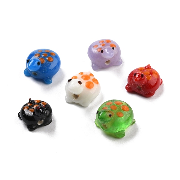 PandaHall Handmade Lampwork Beads, Tortoise, Mixed Color, 14~16x12~14x10~11mm, Hole: 2mm Lampwork Tortoise Multicolor
PandaHall Handmade Lampwork Beads, Tortoise, Mixed Color, 14~16x12~14x10~11mm, Hole: 2mm Lampwork Tortoise Multicolor