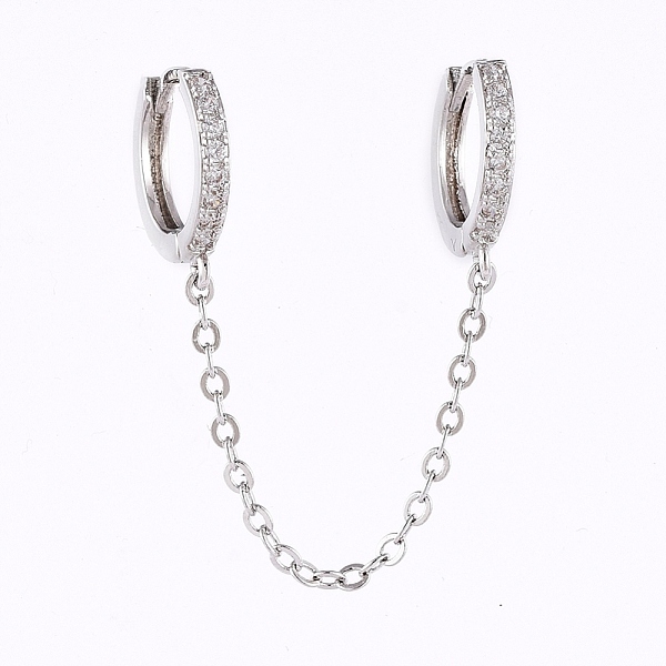 PandaHall Hoop Earrings, Handcuff Earrings, with Brass Cable Chains and Brass Cubic Zirconia Hoop Earrings Findings, with Cardboard Box..., Clear
PandaHall Hoop Earrings, Handcuff Earrings, with Brass Cable Chains and Brass Cubic Zirconia Hoop Earrings Findings, with Cardboard Box..., Clear