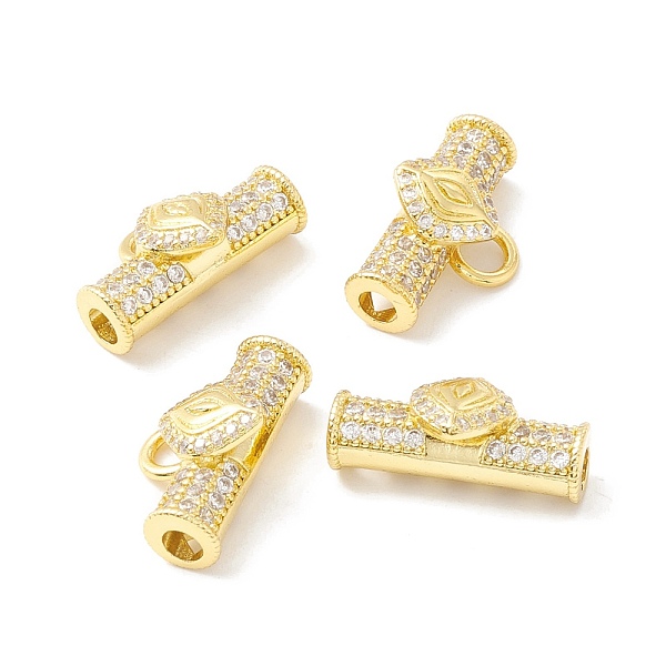 PandaHall Brass Micro Pave Cubic Zirconia Pendants, Long-Lasting Plated, Column with Rhombus, Real 18K Gold Plated, 14x21x8mm, Hole..., Clear
PandaHall Brass Micro Pave Cubic Zirconia Pendants, Long-Lasting Plated, Column with Rhombus, Real 18K Gold Plated, 14x21x8mm, Hole..., Clear