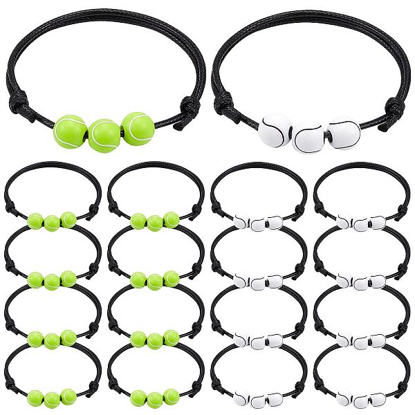 PandaHall GORGECRAFT 20Pcs Sports Theme Charm Bracelets Tennis Charm Bracelets Sports Party Wristbands Rugby Soccer Softball Party Favors..., Multicolor
PandaHall GORGECRAFT 20Pcs Sports Theme Charm Bracelets Tennis Charm Bracelets Sports Party Wristbands Rugby Soccer Softball Party Favors..., Multicolor