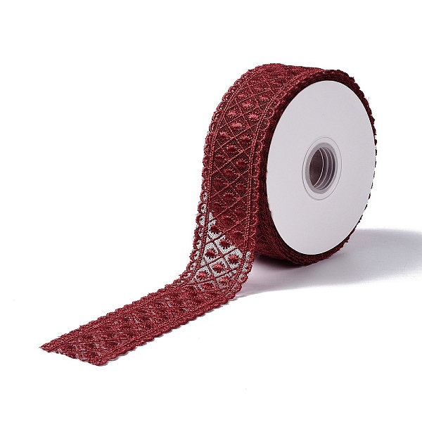 PandaHall 10 Yards Polyester Lace Trim Ribbon, for DIY Jewelry Making, Dark Red, 1-1/2 inch(38.5~39.5mm) Polyester Flower
PandaHall 10 Yards Polyester Lace Trim Ribbon, for DIY Jewelry Making, Dark Red, 1-1/2 inch(38.5~39.5mm) Polyester Flower