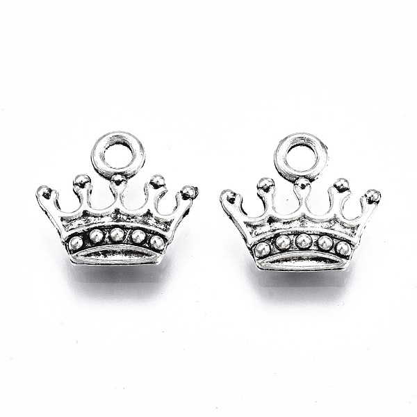 PandaHall Zinc Alloy Pendants, Lead Free & Cadmium Free, Crown Shape, Antique Silver, 13x14x3mm, Hole: 2mm, about 5900pcs/5000g Alloy Crown
PandaHall Zinc Alloy Pendants, Lead Free & Cadmium Free, Crown Shape, Antique Silver, 13x14x3mm, Hole: 2mm, about 5900pcs/5000g Alloy Crown