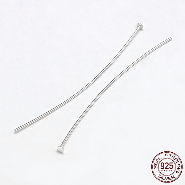 PandaHall 925 Sterling Silver Flat Head Pins, Silver, 45x0.5mm, Head: 2mm, about 131pcs/20g Sterling Silver
PandaHall 925 Sterling Silver Flat Head Pins, Silver, 45x0.5mm, Head: 2mm, about 131pcs/20g Sterling Silver