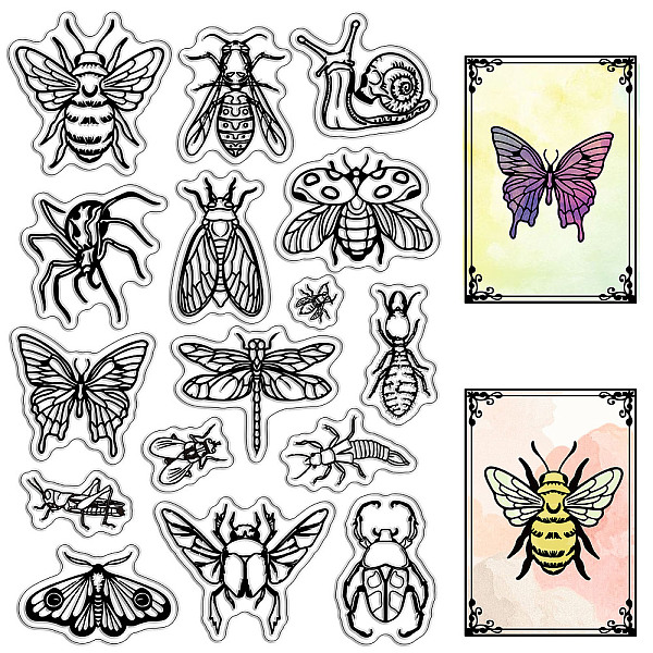 PandaHall Custom PVC Plastic Clear Stamps, for DIY Scrapbooking, Photo Album Decorative, Cards Making, Stamp Sheets, Film Frame, Insects...
PandaHall Custom PVC Plastic Clear Stamps, for DIY Scrapbooking, Photo Album Decorative, Cards Making, Stamp Sheets, Film Frame, Insects...