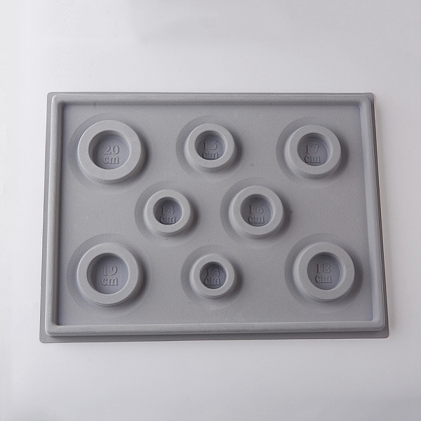 PandaHall 8 Sizes Flocked Plastic Rectangle Bracelet Design Board, Dark Gray, 34.8x26x1.6cm Plastic
PandaHall 8 Sizes Flocked Plastic Rectangle Bracelet Design Board, Dark Gray, 34.8x26x1.6cm Plastic