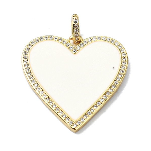 PandaHall Rack Plating Real 18K Gold Plated Brass Micro Pave Cubic Zirconia Pendants, with Enamel, Long-Lasting Plated, Lead Free & Cadmium..., White
PandaHall Rack Plating Real 18K Gold Plated Brass Micro Pave Cubic Zirconia Pendants, with Enamel, Long-Lasting Plated, Lead Free & Cadmium..., White