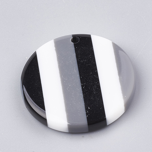 PandaHall Resin Pendants, Flat Round with Stripe Pattern, Black, 29.5x4mm, Hole: 1.5mm Resin Flat Round Black
PandaHall Resin Pendants, Flat Round with Stripe Pattern, Black, 29.5x4mm, Hole: 1.5mm Resin Flat Round Black
