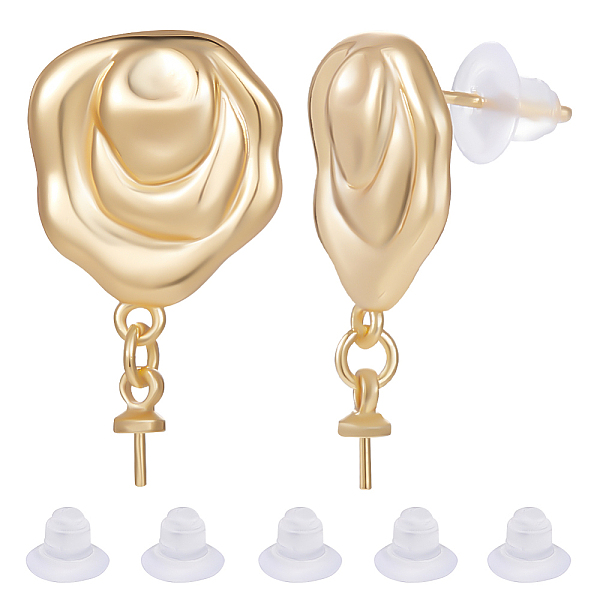 PandaHall Beebeecraft 10Pcs Brass Stud Earring Findings, with Cup Peg Bails and 925 Sterling Silver Pins, Rose, for Half Drilled Beads, with...
PandaHall Beebeecraft 10Pcs Brass Stud Earring Findings, with Cup Peg Bails and 925 Sterling Silver Pins, Rose, for Half Drilled Beads, with...