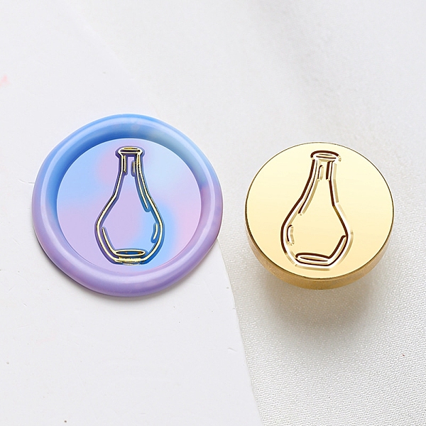 PandaHall Wax Seal Brass Stamp Head, Bottle Pattern, for Wax Seal Stamp, Golden, 25x14.5mm, Hole: 7mm Brass Bottle
PandaHall Wax Seal Brass Stamp Head, Bottle Pattern, for Wax Seal Stamp, Golden, 25x14.5mm, Hole: 7mm Brass Bottle