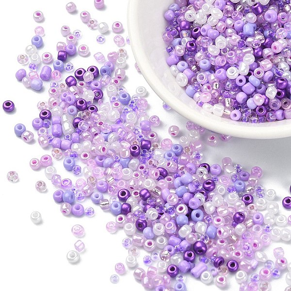 PandaHall Opaque & Transparent Inside Colours Glass Seed Beads, Round Hole, Round, Medium Purple, 3x1.5~2.5mm, Hole: 0.8mm Glass
PandaHall Opaque & Transparent Inside Colours Glass Seed Beads, Round Hole, Round, Medium Purple, 3x1.5~2.5mm, Hole: 0.8mm Glass