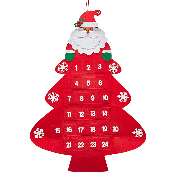 PandaHall Christmas Tree Felt Fabric Pendant Decorations with Advent Calendar, Red, 1115mm Fibre Tree Red
PandaHall Christmas Tree Felt Fabric Pendant Decorations with Advent Calendar, Red, 1115mm Fibre Tree Red