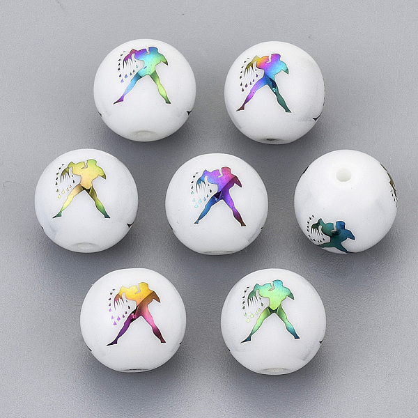 PandaHall Electroplate Glass Beads, Round with Constellations Pattern, Multi-color Plated, Aquarius, 10mm, Hole: 1.2mm Glass Aquarius
PandaHall Electroplate Glass Beads, Round with Constellations Pattern, Multi-color Plated, Aquarius, 10mm, Hole: 1.2mm Glass Aquarius