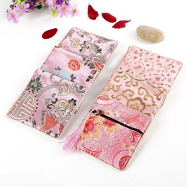 PandaHall Square Chinese Style Brocade Zipper Bags with Tassel, for Bracelet, Necklace, Random Pattern, Pink, 11.5x11.5cm Cloth Square Pink
PandaHall Square Chinese Style Brocade Zipper Bags with Tassel, for Bracelet, Necklace, Random Pattern, Pink, 11.5x11.5cm Cloth Square Pink