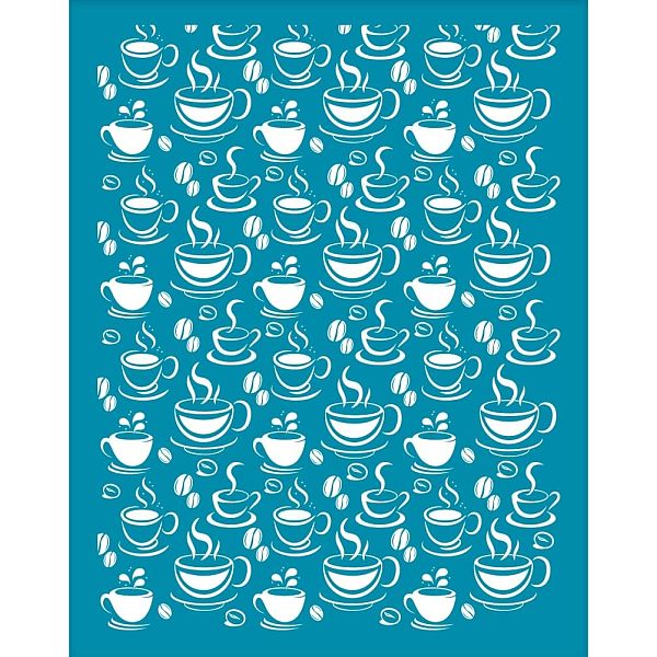 PandaHall Silk Screen Printing Stencil, for Painting on Wood, DIY Decoration T-Shirt Fabric, Coffee Pattern, 100x127mm Nylon Food Cyan
PandaHall Silk Screen Printing Stencil, for Painting on Wood, DIY Decoration T-Shirt Fabric, Coffee Pattern, 100x127mm Nylon Food Cyan