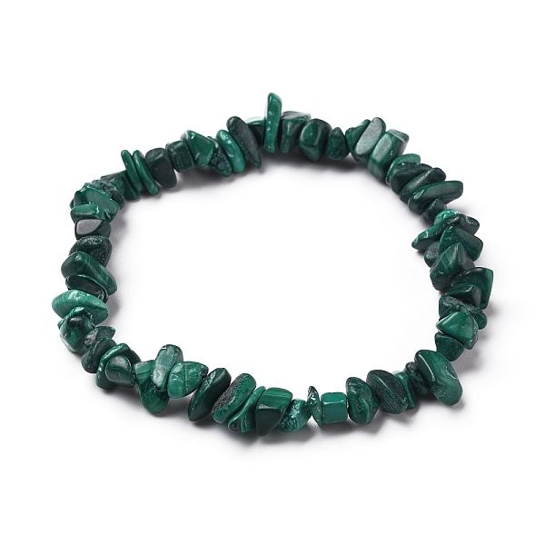 PandaHall Natural Malachite Chip Beads Stretch Bracelets, Inner Diameter: 2 inch(5.2cm), Beads: 4.5~10mm Malachite
PandaHall Natural Malachite Chip Beads Stretch Bracelets, Inner Diameter: 2 inch(5.2cm), Beads: 4.5~10mm Malachite