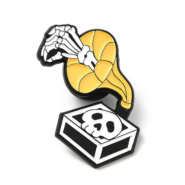 PandaHall Punk Style Skull & Phonograph Record Enamel Pins, Black Alloy Brooch for Halloween, Gold, 29.5x25.5x1.3mm Alloy+Enamel Musical...
PandaHall Punk Style Skull & Phonograph Record Enamel Pins, Black Alloy Brooch for Halloween, Gold, 29.5x25.5x1.3mm Alloy+Enamel Musical...