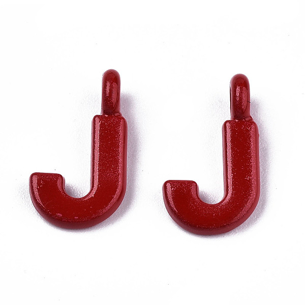PandaHall Spray Painted Alloy 2-Loop Link Pendants, Cadmium Free & Lead Free, Letter, Letter.J, 13.5x8x1.5mm, Hole: 2mm Alloy Letter J Red
PandaHall Spray Painted Alloy 2-Loop Link Pendants, Cadmium Free & Lead Free, Letter, Letter.J, 13.5x8x1.5mm, Hole: 2mm Alloy Letter J Red