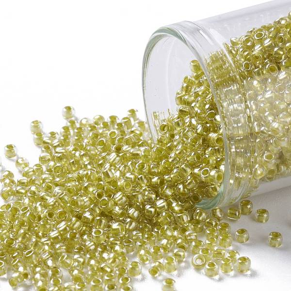 PandaHall TOHO Round Seed Beads, Japanese Seed Beads, (295) Inside Color Crystal/Champagne Yellow Lined, 11/0, 2.2mm, Hole: 0.8mm, about...
PandaHall TOHO Round Seed Beads, Japanese Seed Beads, (295) Inside Color Crystal/Champagne Yellow Lined, 11/0, 2.2mm, Hole: 0.8mm, about...
