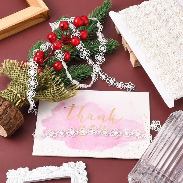 PandaHall Lace Trim Nylon Ribbon for Jewelry Making, White, 3/8 inch~5/8 inch(10~15mm), about 15yards/roll(13.716m/roll) Nylon White
PandaHall Lace Trim Nylon Ribbon for Jewelry Making, White, 3/8 inch~5/8 inch(10~15mm), about 15yards/roll(13.716m/roll) Nylon White