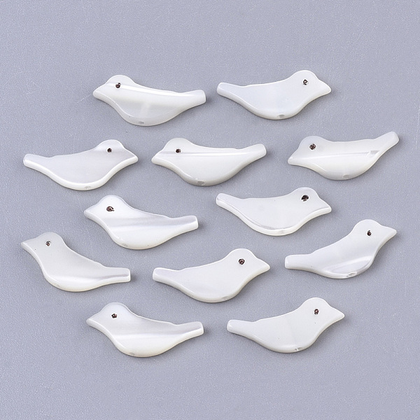 PandaHall Natural Trochid Shell/Trochus Shell Beads, Bird, White, 6x15x2mm, Hole: 0.7mm Trochus Shell Bird White
PandaHall Natural Trochid Shell/Trochus Shell Beads, Bird, White, 6x15x2mm, Hole: 0.7mm Trochus Shell Bird White