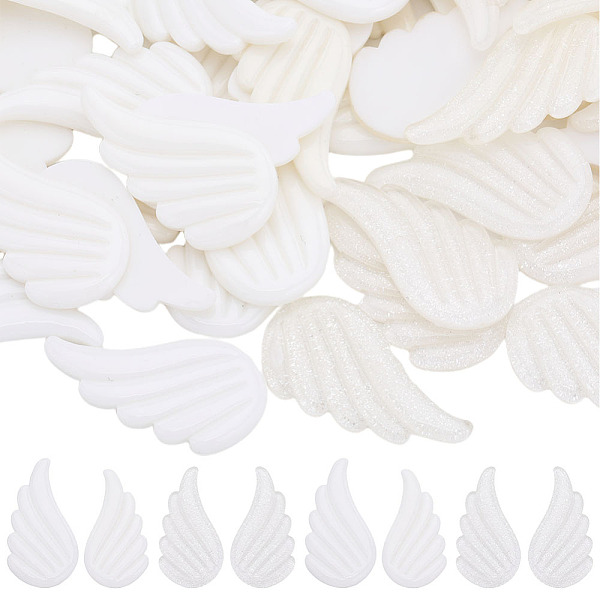 PandaHall SUNNYCLUE 30 Pairs 2 Colors Opaque & Translucent Resin Cabochons, Angel Wing, Mixed Color, 36x22x3.5mm, 15 pairs/color Resin Wing..., Multicolor
PandaHall SUNNYCLUE 30 Pairs 2 Colors Opaque & Translucent Resin Cabochons, Angel Wing, Mixed Color, 36x22x3.5mm, 15 pairs/color Resin Wing..., Multicolor