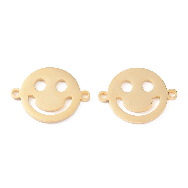 PandaHall 201 Stainless Steel Links, Manual Polishing, Smile Face Vacuum Plating, Real 18K Gold Plated, 21x16x1.5mm, Hole: 1.6mm 201...
PandaHall 201 Stainless Steel Links, Manual Polishing, Smile Face Vacuum Plating, Real 18K Gold Plated, 21x16x1.5mm, Hole: 1.6mm 201...