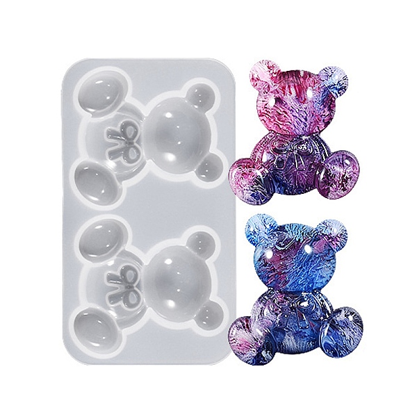 PandaHall Keychain Charms Silicone Molds, Resin Casting Molds, for UV Resin, Epoxy Resin Jewelry Making, Bear Pattern, 68x120x18mm, Inner..., White
PandaHall Keychain Charms Silicone Molds, Resin Casting Molds, for UV Resin, Epoxy Resin Jewelry Making, Bear Pattern, 68x120x18mm, Inner..., White
