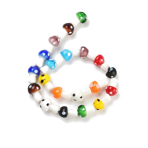 PandaHall Mushroom Handmade Lampwork Beads Strands, Mixed Color, 16x12mm, Hole: 2mm, about 20pcs/strand, 13.7 inch Lampwork Mushroom..., Multicolor
PandaHall Mushroom Handmade Lampwork Beads Strands, Mixed Color, 16x12mm, Hole: 2mm, about 20pcs/strand, 13.7 inch Lampwork Mushroom..., Multicolor