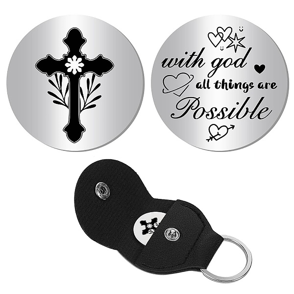 PandaHall CREATCABIN Pocket Hug Token Long Distance Relationship Keepsake Keychain Making Kit, Including PU Leather Holder Case Keychain...
PandaHall CREATCABIN Pocket Hug Token Long Distance Relationship Keepsake Keychain Making Kit, Including PU Leather Holder Case Keychain...