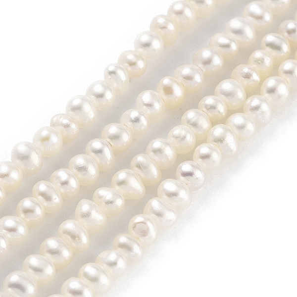 PandaHall Natural Cultured Freshwater Pearl Beads Strands, Potato, Floral White, 2~2.5mm, Hole: 0.5mm, about 90pcs/strand, 7.80~7.95 inch...
PandaHall Natural Cultured Freshwater Pearl Beads Strands, Potato, Floral White, 2~2.5mm, Hole: 0.5mm, about 90pcs/strand, 7.80~7.95 inch...