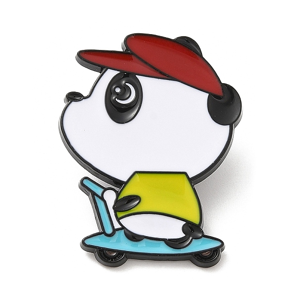PandaHall Panda Enamel Pins, Electrophoresis Black Plated Alloy Brooch, Sports, 29x22x1.5mm Alloy+Enamel Sports
PandaHall Panda Enamel Pins, Electrophoresis Black Plated Alloy Brooch, Sports, 29x22x1.5mm Alloy+Enamel Sports