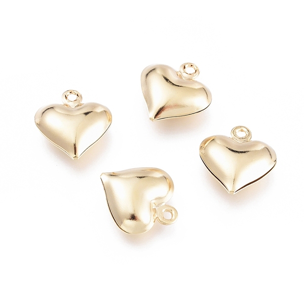 PandaHall 304 Stainless Steel Charms, Hollow Heart, Golden, 13x11.5x4.8mm, Hole: 1.2mm 304 Stainless Steel Heart
PandaHall 304 Stainless Steel Charms, Hollow Heart, Golden, 13x11.5x4.8mm, Hole: 1.2mm 304 Stainless Steel Heart