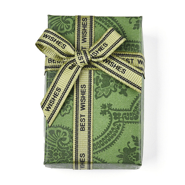PandaHall Flower Printed Cardboard Jewelry Boxes, with Black Sponge, for Jewelry Gift Packaging, Rectangle with Bowknot, Dark Sea Green...
PandaHall Flower Printed Cardboard Jewelry Boxes, with Black Sponge, for Jewelry Gift Packaging, Rectangle with Bowknot, Dark Sea Green...
