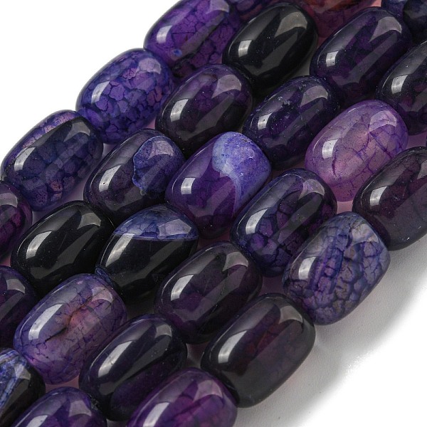 PandaHall Natural Dragon Veins Agate Beads Strands, Dyed & Heated, Column, Indigo, 13.5x10~10.5mm, Hole: 1mm, about 28pcs/strand, 15.16''..., Purple
PandaHall Natural Dragon Veins Agate Beads Strands, Dyed & Heated, Column, Indigo, 13.5x10~10.5mm, Hole: 1mm, about 28pcs/strand, 15.16''..., Purple