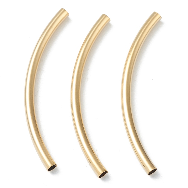 PandaHall Brass Tube Beads, Long-Lasting Plated, Curved Beads, Tube, Real 24K Gold Plated, 45x3mm, Hole: 2mm Brass Tube
PandaHall Brass Tube Beads, Long-Lasting Plated, Curved Beads, Tube, Real 24K Gold Plated, 45x3mm, Hole: 2mm Brass Tube