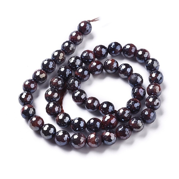 PandaHall Electroplated Natural Tiger Eye Beads Strands, Faceted, Round, Coconut Brown, 6mm, Hole: 1mm, about 64~65pcs/strand, 15.1~15.3...
PandaHall Electroplated Natural Tiger Eye Beads Strands, Faceted, Round, Coconut Brown, 6mm, Hole: 1mm, about 64~65pcs/strand, 15.1~15.3...