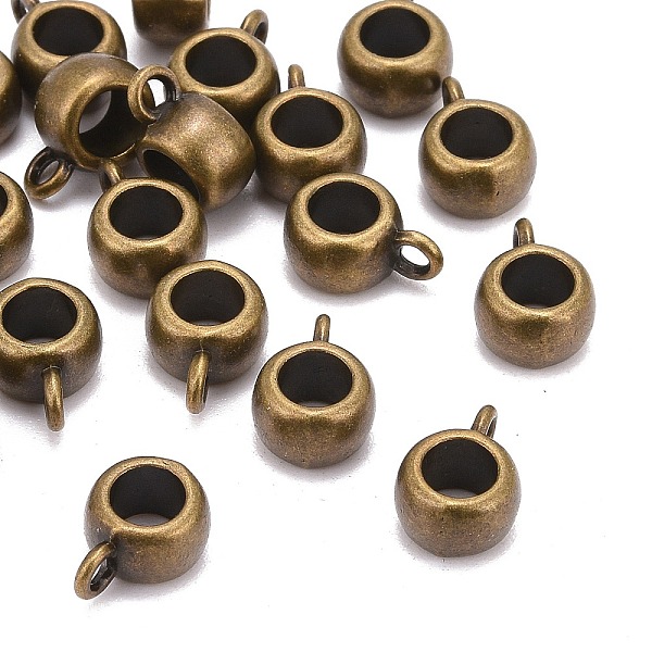 PandaHall Drum Tibetan Style Alloy Hangers Links, Cadmium Free & Nickel Free & Lead Free, Antique Bronze, 11.5x8x5.5mm, Hole: 2mm, Inner...
PandaHall Drum Tibetan Style Alloy Hangers Links, Cadmium Free & Nickel Free & Lead Free, Antique Bronze, 11.5x8x5.5mm, Hole: 2mm, Inner...